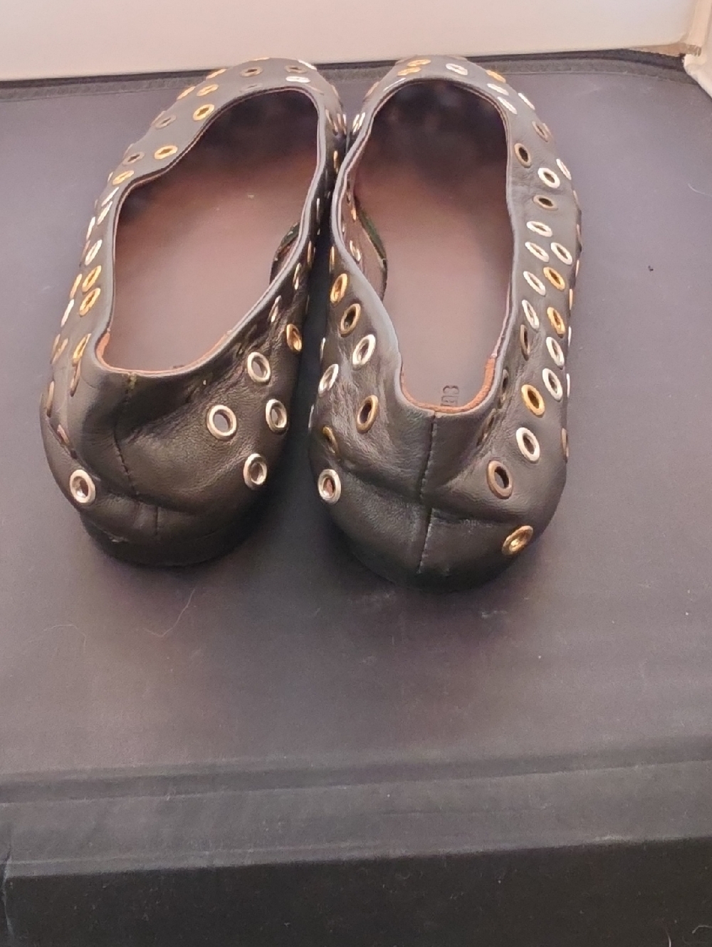 Gimaguas Bailarina Eyelets Leather Ballet Flats - Picture 4 of 7